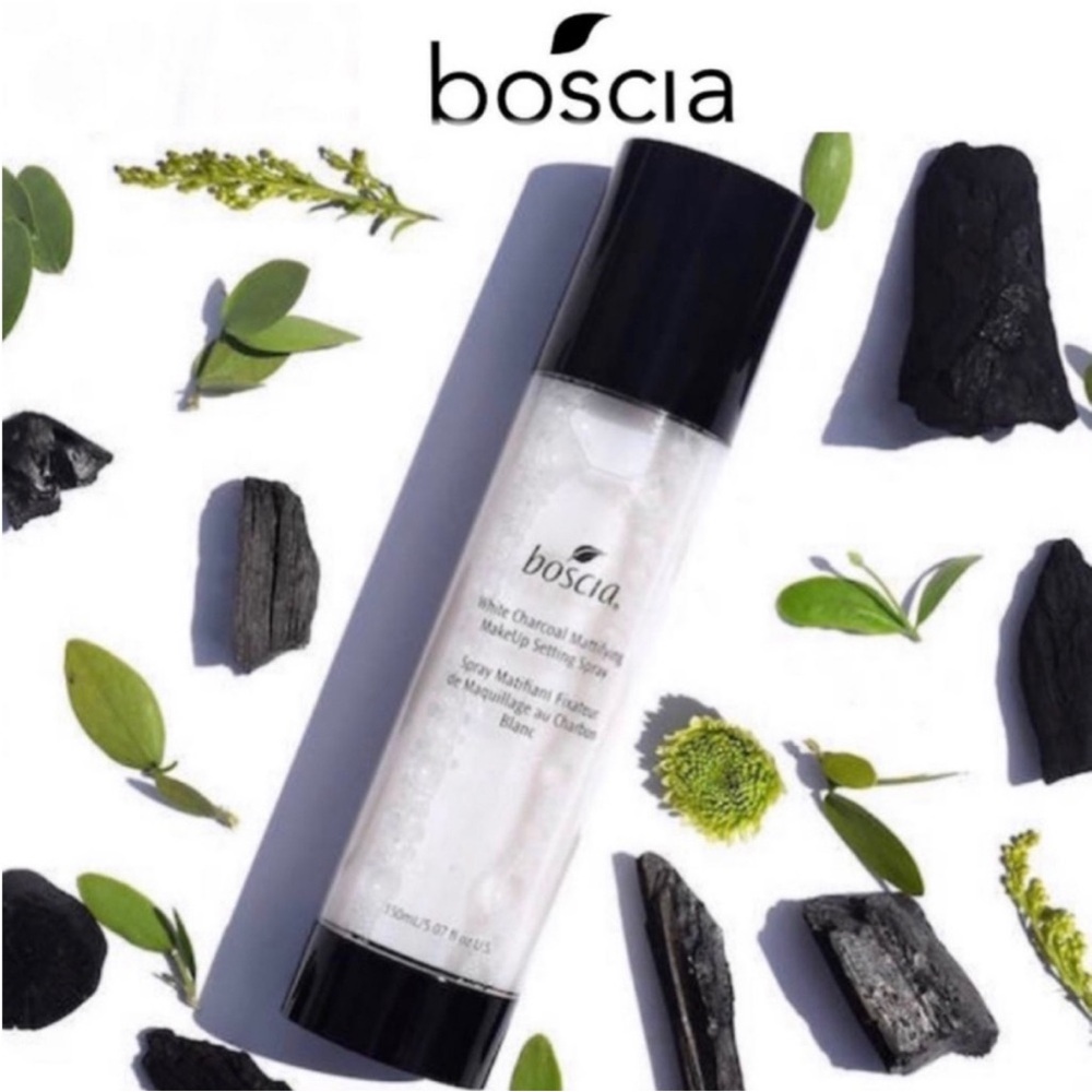 Boscia White Charcoal Mattifying Makeup Setting Spray.